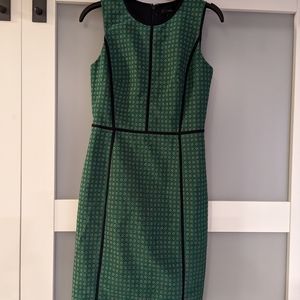 J. Crew Dress Green Portfolio Dress